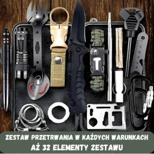 Zestaw Przetrwania 32w1 – Taktyczny Niezbędnik Survivalowy